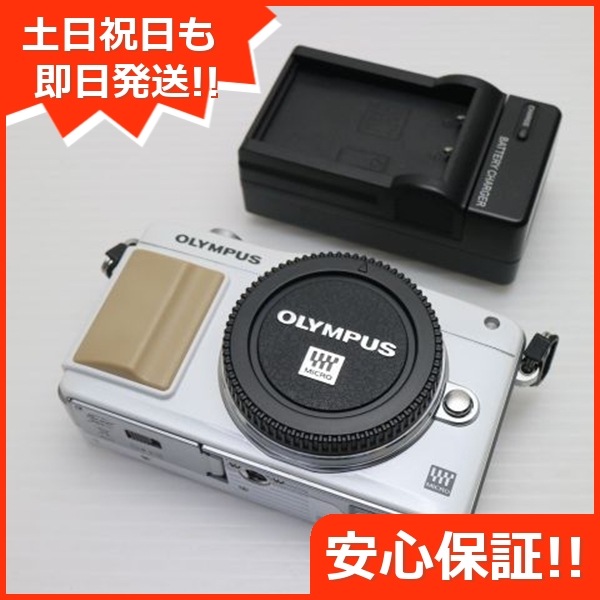 超美品 E-PM2 ホワイト ボディ デジ1 Canon 62
