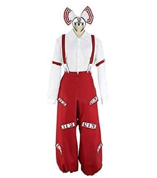 とうほうプロジェクト 藤原 妹紅 ふじわら の もこう 風コスプレ衣装 ハロウィン イベント パーテ