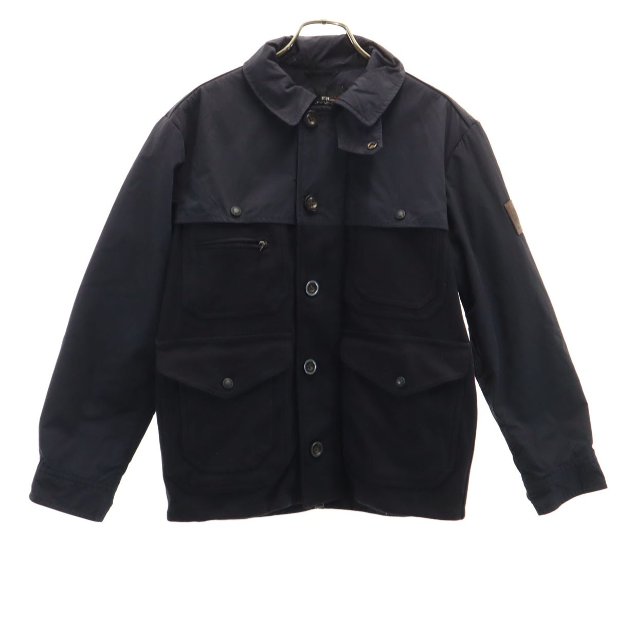 RLX RALPH LAUREN アールエルエックス ラルフローレン ジャケット XS ネイビー メンズ 古着