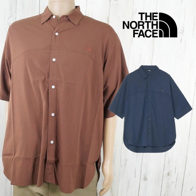 ザ・ノース・フェイス カジュアルシャツ メンズ NR22563 ショートスリーブアローラインシャツ 半袖 リラックス トップス UVケア ウェア アウトドア アパレル ラウンジ UVケア 前開きシャツ