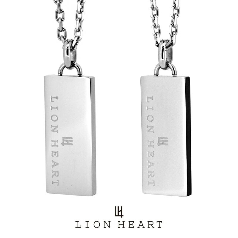 LH-1 トライネックレス ロゴプレート サージカルステンレス316L (シルバー・ブラック) 金属アレルギー対応 03NE0235 ステンレスネックレス