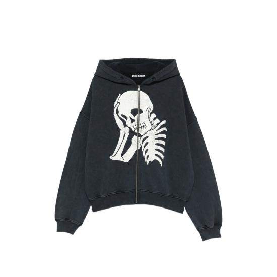 PALM ANGELS Men Sweatshirts PMBE02AS26 FLE005 1003 BLACK