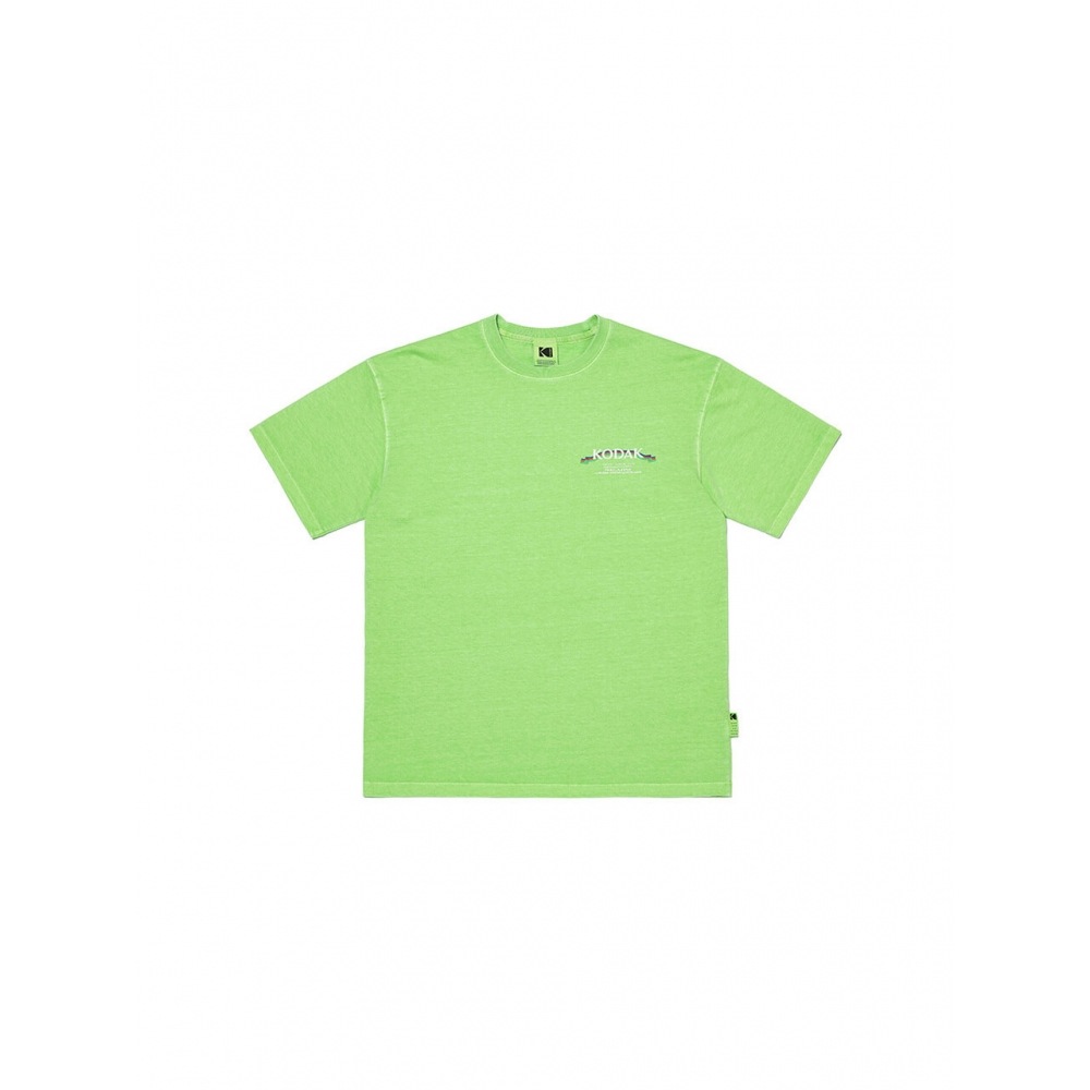 コダックアパレルカメラクラブピグメントショートスリーブ T シャツグリーン