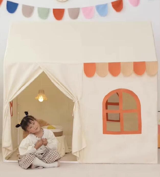 キッズテント ベビーテント プレイハウス 秘密基地 隠れ家 男の子 女の子 赤ちゃん 可愛い ゲームハウス PVC フロアマット付き 子供テント 可愛い プレイテント お城 テントハウス 室内 知育玩