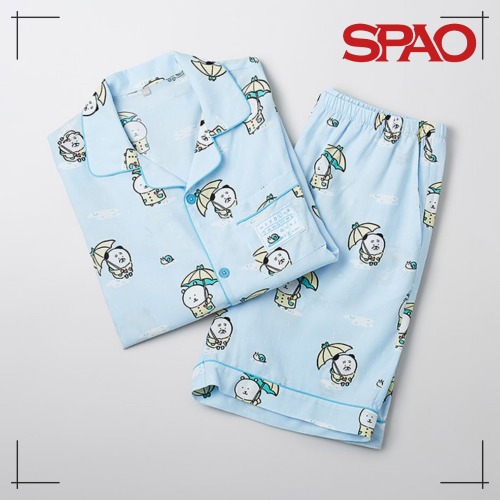 SPAO 公式 半袖パジャマ 韓国キャラ カカオトーク LIGHT BLUE