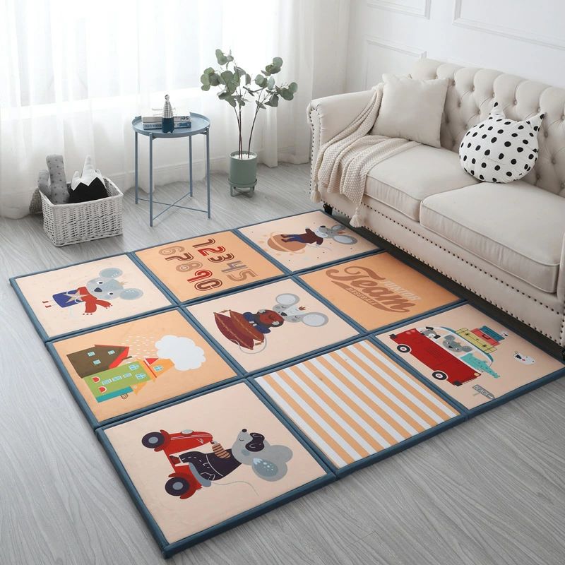 子供用マット12枚 漫画パターマット置き畳 ユニット 畳 汚れにくい ペット 和モダン フローリング畳撥水 置き畳 水拭きできる ユニット畳 60cm*60cmマット 汚れにくい 水に強い ポリピレン 15,817円