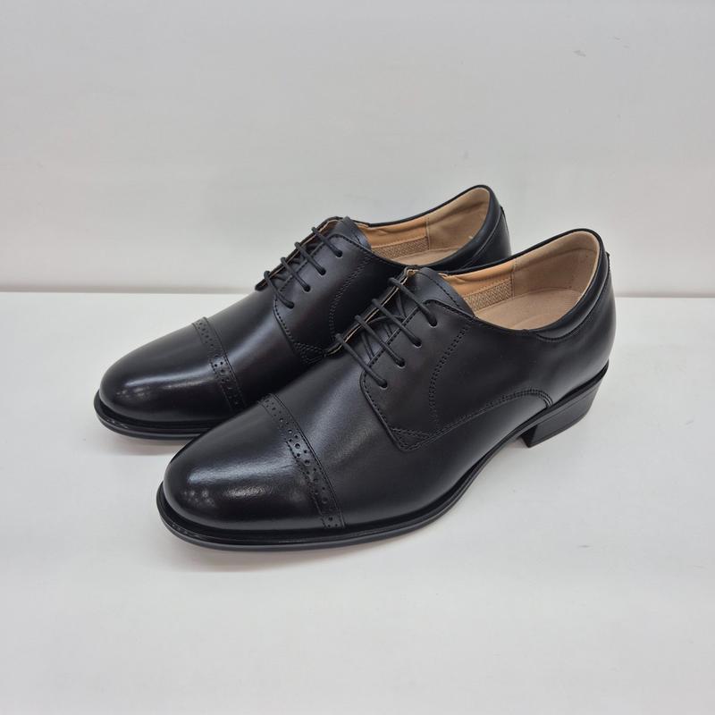 男性用クッション性の良いベーシックなフォーマルシューズ 4cm MR501A