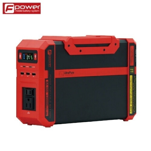 ポータブル電源 大容量 純正弦波 120000mAh 定格出力450W 富士倉 BA-450