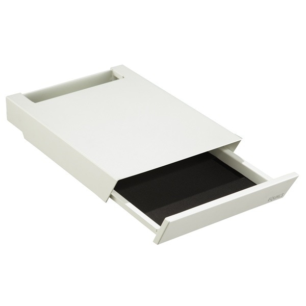 WALLオプション テレビスタンド V3・V2・S1対応 収納付きゲーム機棚板 D0500024-SW サテンホワイト マストバイ