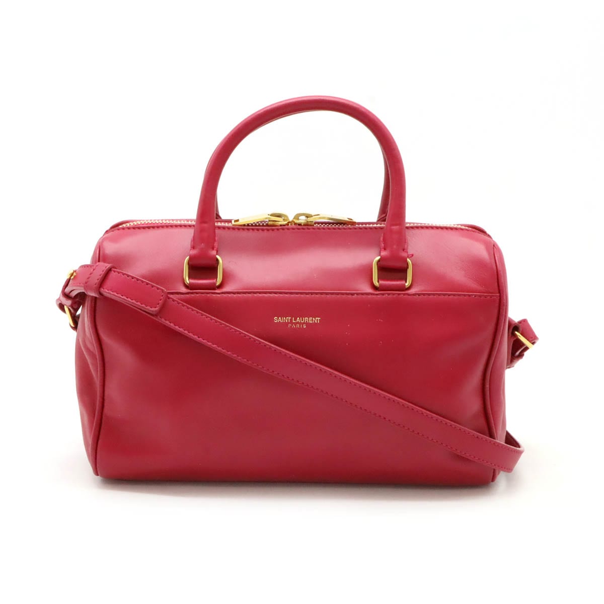 YSL イブサンローラン ベイビーダッフル ミニハンドバッグ 2WAY ショルダーバッグ ピンク 33095