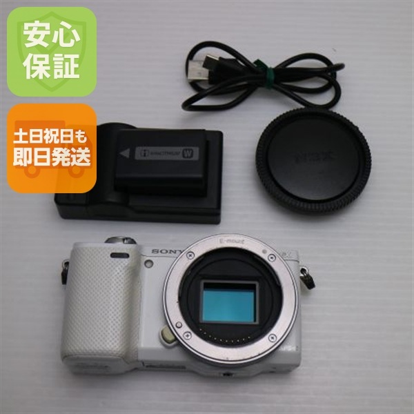 美品 NEX-5R ホワイト ボディ デジ1 SONY 64