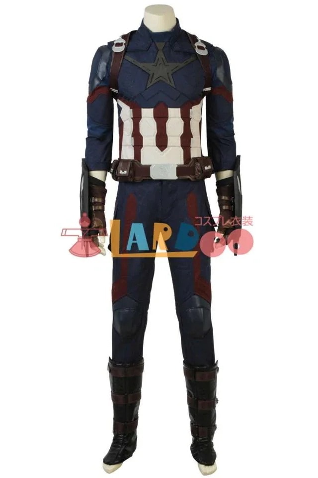 新タイプ追加 激安販売 アベンジャーズインフィニティ・ウォー ・アメリカ スティーブ・ロジャース コスプレ衣装 キャラクター仮装[4078]