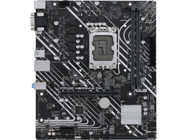 ASUS PRIME H610M-E D4 LGA 1700 (Intel 12th & 13th Gen) mATX Motherboard 14,249円