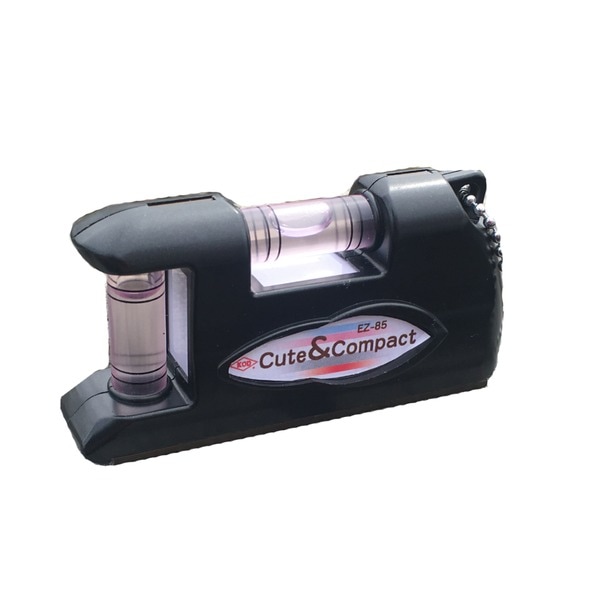 （まとめ）KOD イージーレベル 水平器/測定工具 (85mm) マグネット内蔵型 EZ-85B ブラック(黒) (業務用/DIY用品/日曜大工)(×20セット)