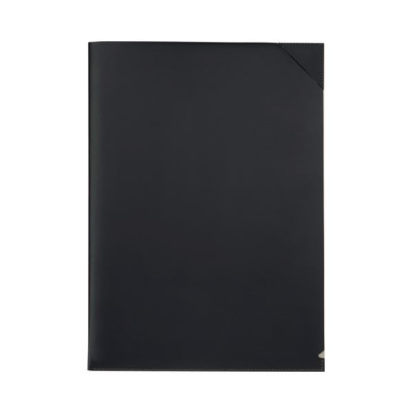 （まとめ） プロッシモリサイクルレザー クリアジャケット A4 ブラック PRORCJA4BK 1冊 [x3セット]