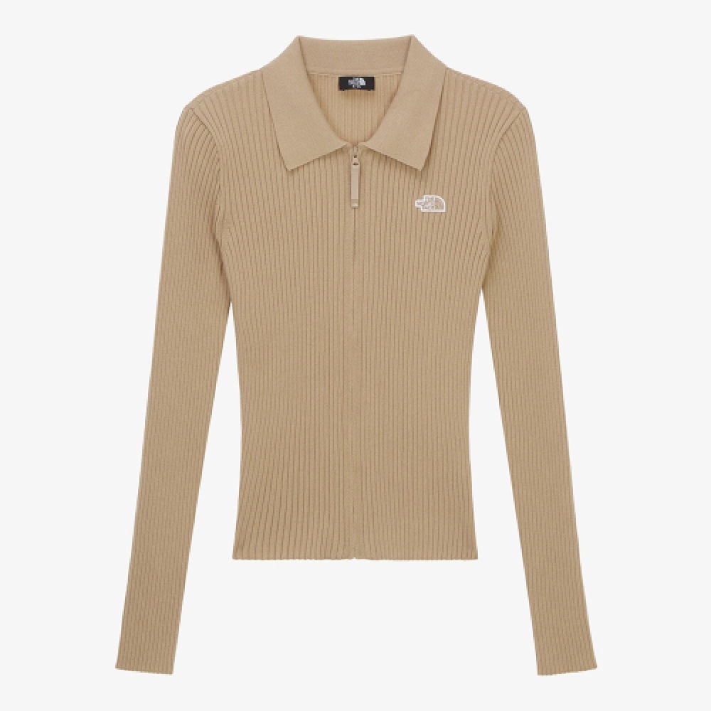 ザ・ノース・フェイス NJ5SR30B ウィメンズホリデージップアップ_ライトベージュ