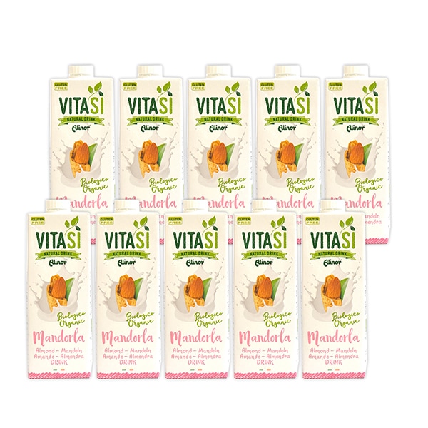 有機アーモンドミルク 1000ml 10本セット オーガニック アルマテラ 有機アーモンド 有機JAS認証 VITASI ビタシ