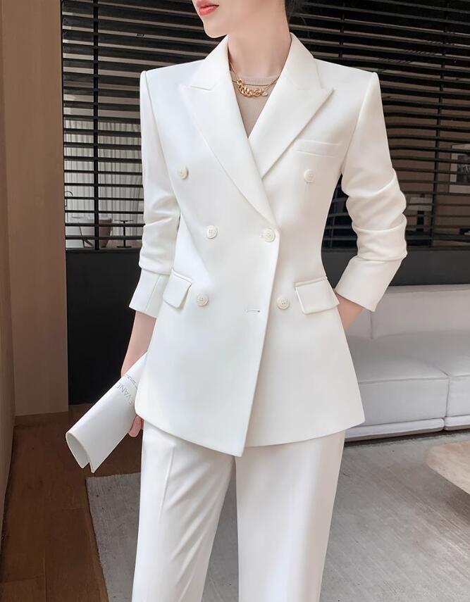 2点セット 「上着+パンツ」制服 エレガント レディーススーツ ビジネススーツ 宴会 カジュアル 発表会 女性 着痩せ リクルートスーツ 結婚式 大人気 司会 フォーマル 二次会 大きいサイズ Siz