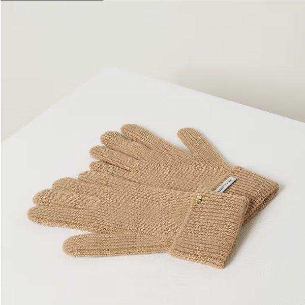 AK Bundang店 ハンドバッグ ブラウン ロゴ カシミア 女性用手袋 DCGV5F630W2