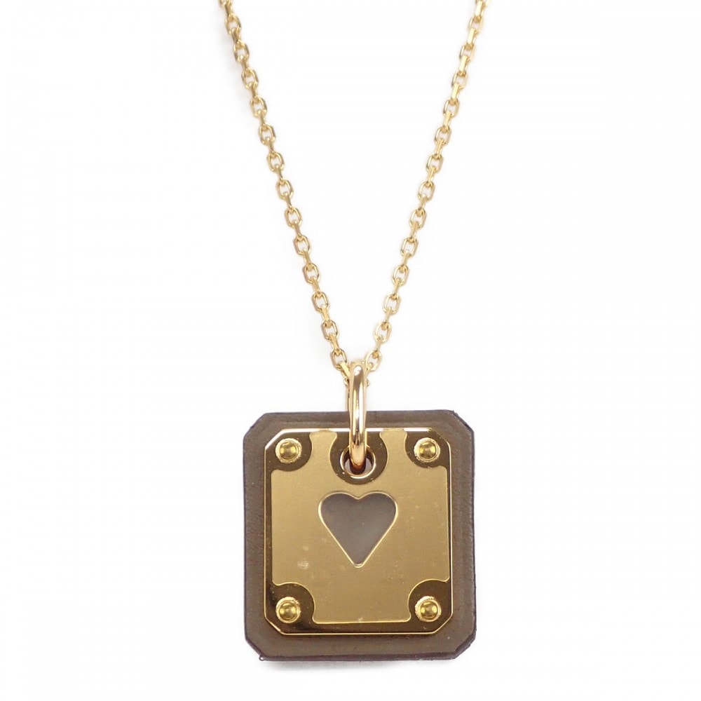 アス・ドゥ・クール PM H081865CD18 ネックレス ベージュ レディース【Sランク】 35,620円