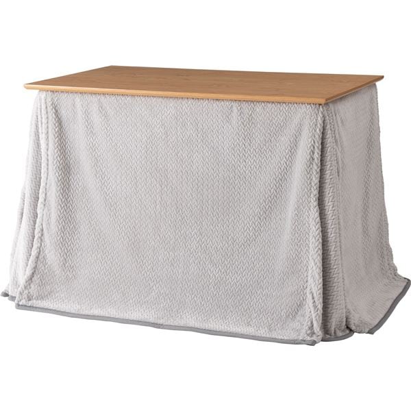 ダイニング用こたつ布団（単品） グレー 約W247xD202cm