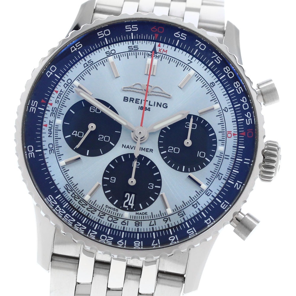 ブライトリング BREITLING AB0139 ナビタイマー B01 クロノグラフ 41 自動巻き メンズ 美品 内箱・保証書付き_902802【中古】