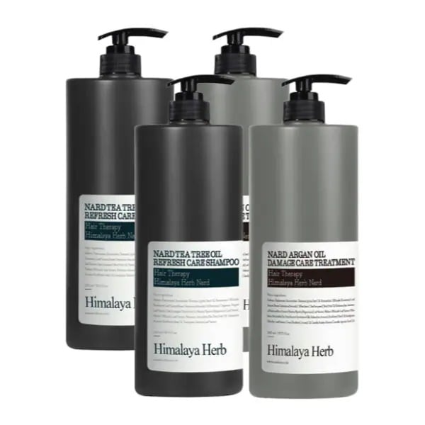 [1+1+1+1][大容量] シャンプー / トリートメント アルガン/ティーツリー/モリンガ 1500mL