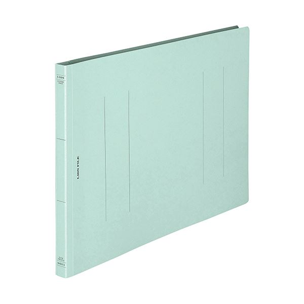 （まとめ）ライオン事務器 フラットファイル（環境）樹脂押え具 B4ヨコ 150枚収容 背幅18mm 水 A-508KB4E 1冊(×30セット)