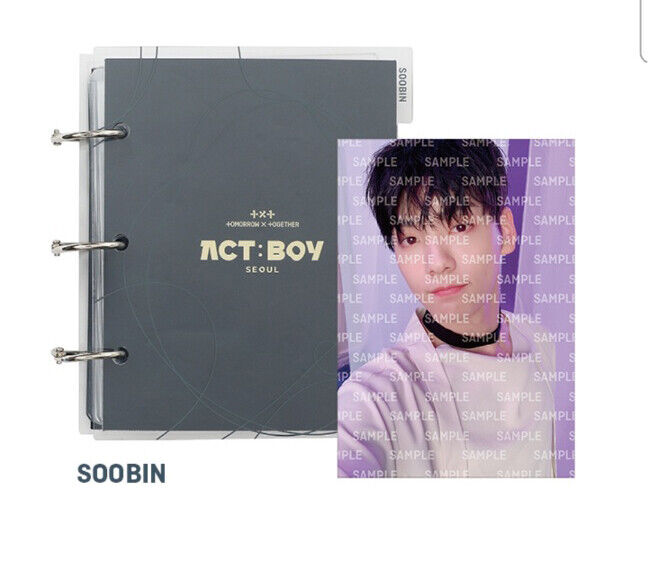 (未開封新品) (グッドズ BINDER) スビン(SOOBIN) TXT(トゥモローバイトゥゲザー) ACT:BOY ACT BOY LIVE PHOTO CARD BINDER+PHOTOCARD 6,430円