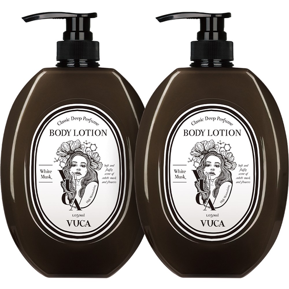 ビューカクラシックディープパルファムモイスチャーボディローションホワイトマスク香1.05L2個