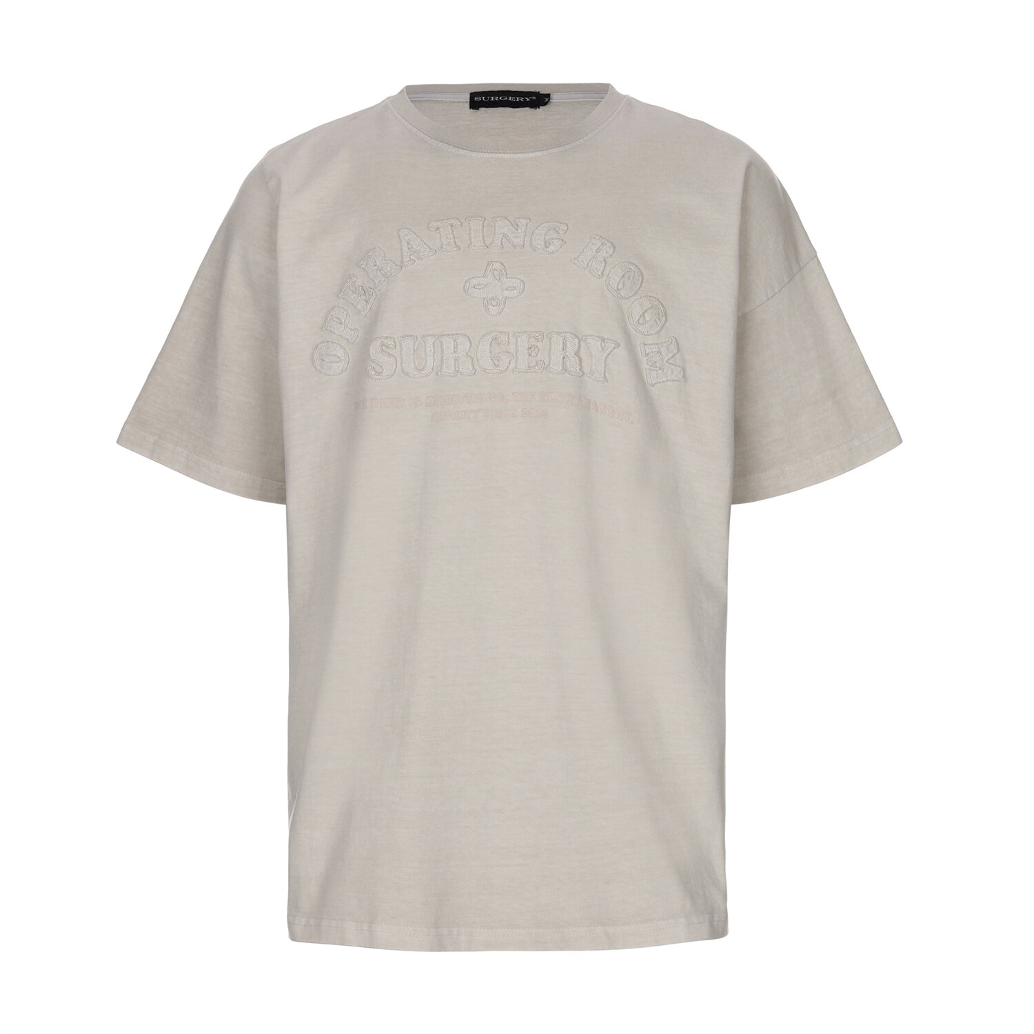【SURGERY】 SURGERY OPERATING ROOM PATCH T-SHIRTS : BEIGE