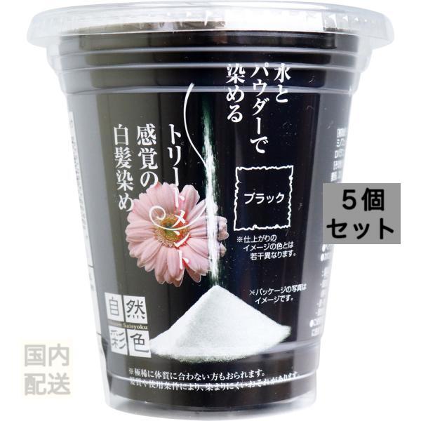 自然彩色 白髪染め 染美A ナチュラルブラック 30g x10個セット