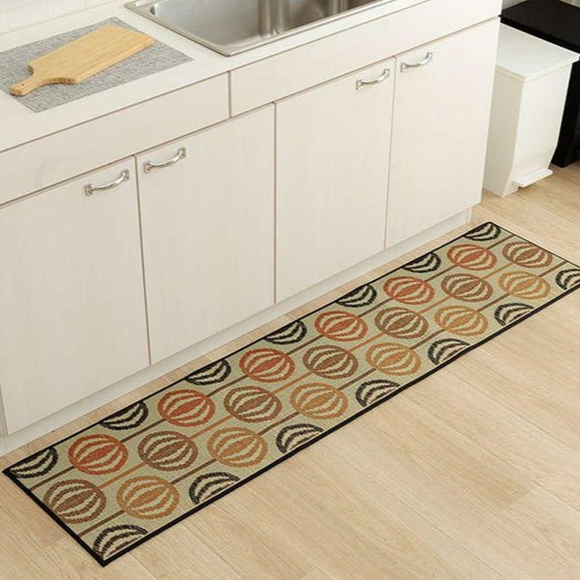 キッチンマット 240x43cm おしゃれ ナチュラル 北欧風 日本製 国産い草 キッチン 夏用 滑り止め付き 5,738円