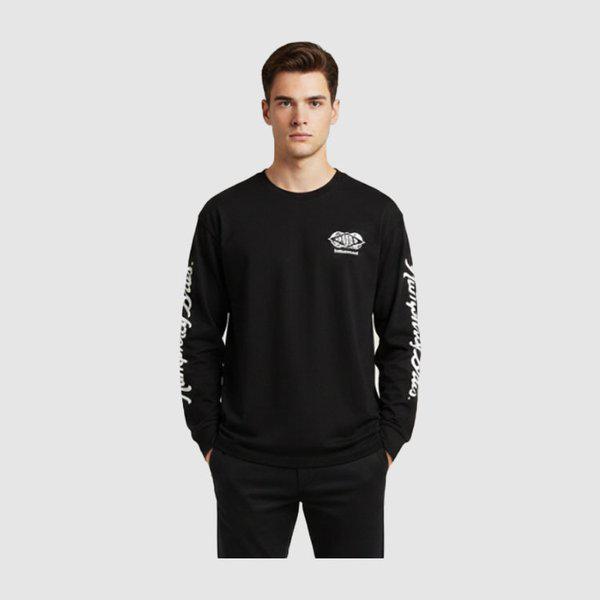 HBL ブリット カジュアル グラフィック 長袖Tシャツ UR121CRL26-BLK0 11,893円