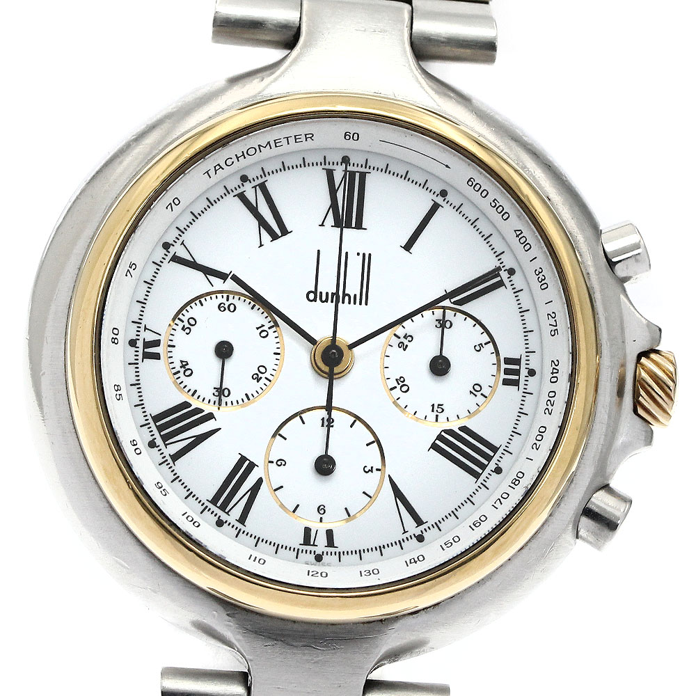 ダンヒル Dunhill LC28 ミレニアム クロノグラフ レマニア 手巻き メンズ _885386【中古】