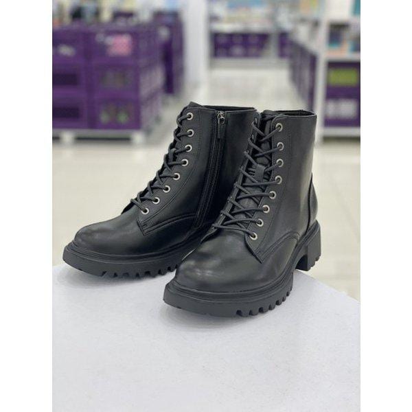 軽量クッション レースアップ ワーカー 女性用ブーツ 1XWA70X_GN