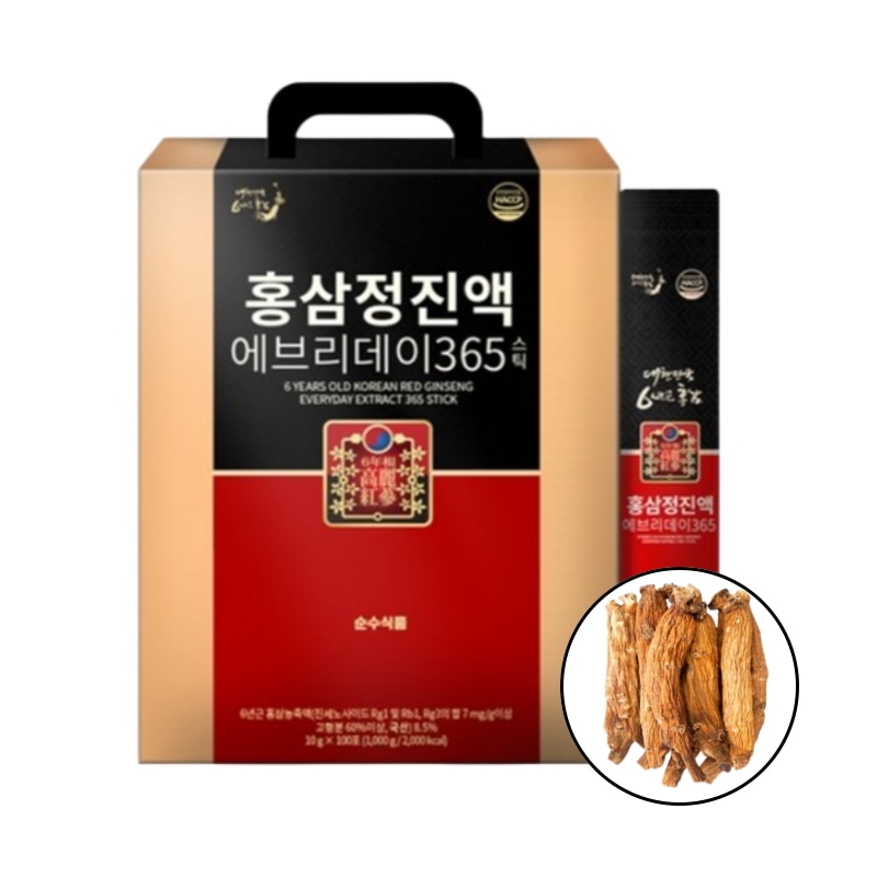 紅参エキス エブリデー 365 紅参スティック 10G X100包 1個/免疫力/疲労