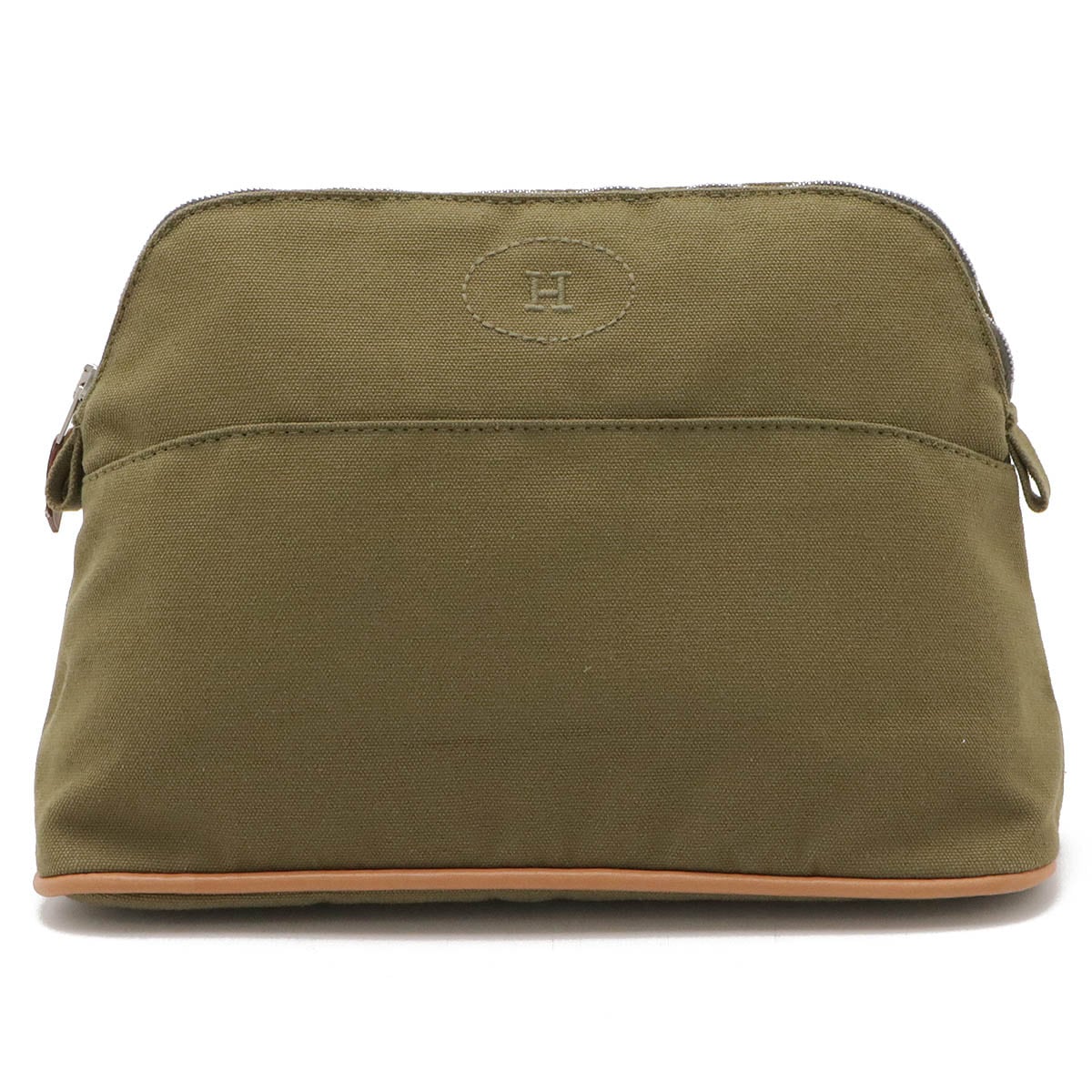 ボリードポーチ25 小物入れ 化粧ポーチ コスメポーチ マルチポーチ キャンバス レザー カー