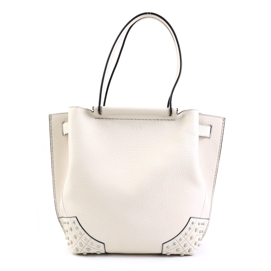 トッズ TOD’S ハンドバッグ レザー アイボリー レディース h30741a 14,256円