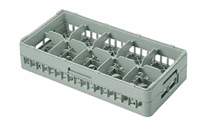 本間冬治工業 弁慶ラック ハーフサイズ グラスラック 10仕切り HG-10-165