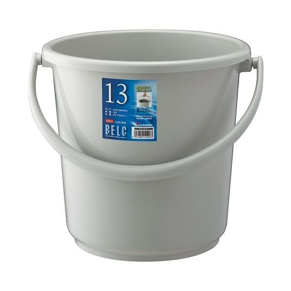 （まとめ） リス ベルクバケツ13L 本体 GBEC192[x10セット]
