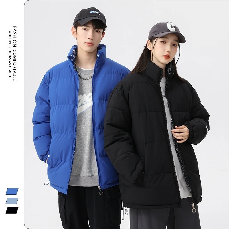 中綿ジャケットリバーシブルジャケット中綿入りメンズレディース中綿コートアウター大きい