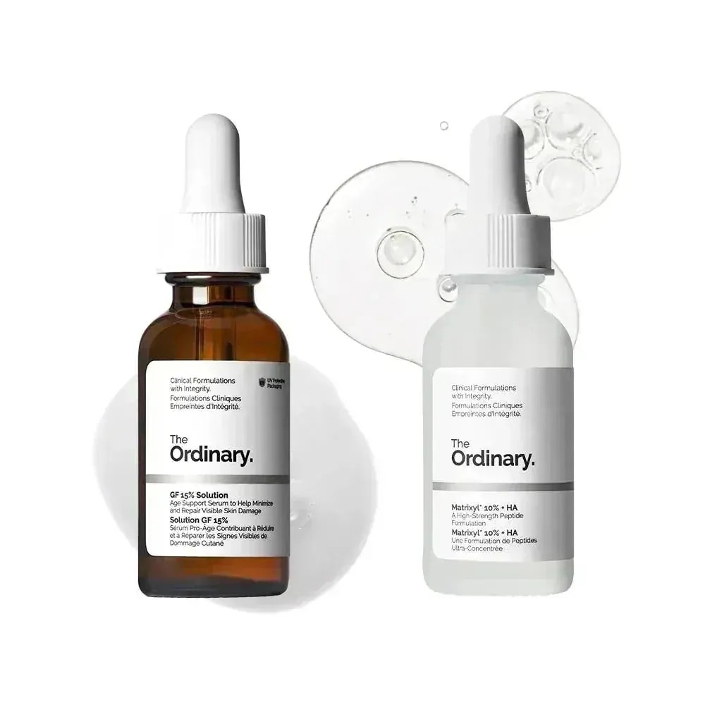 The Ordinary 弾力リフティングセット (GF 15% ソリューション + マトリキシル10%+HA) GF 15% Solution + Matrixyl 10% + HA