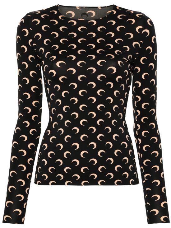 MARINE SERRE Women Blouses WTS006ACJER0001 IT99 Nero