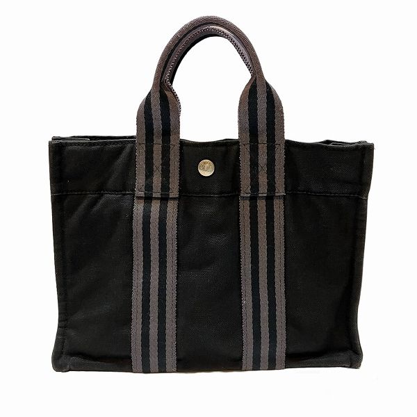 エルメス フールトゥPM ブラック バッグ ハンドバッグ トートバッグ ユニセックス 【中古】