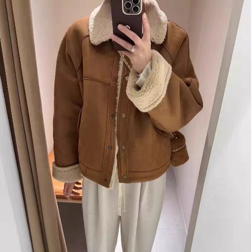 （meelissey）SM1色韓国秋冬ボアコート