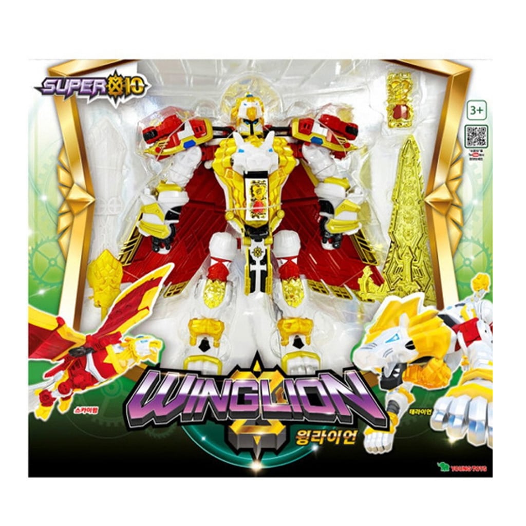 スーパーテン ウィングライオン 伝説の君主 合体変形ロボット ビースト&戦士モード 6歳以上 正規品