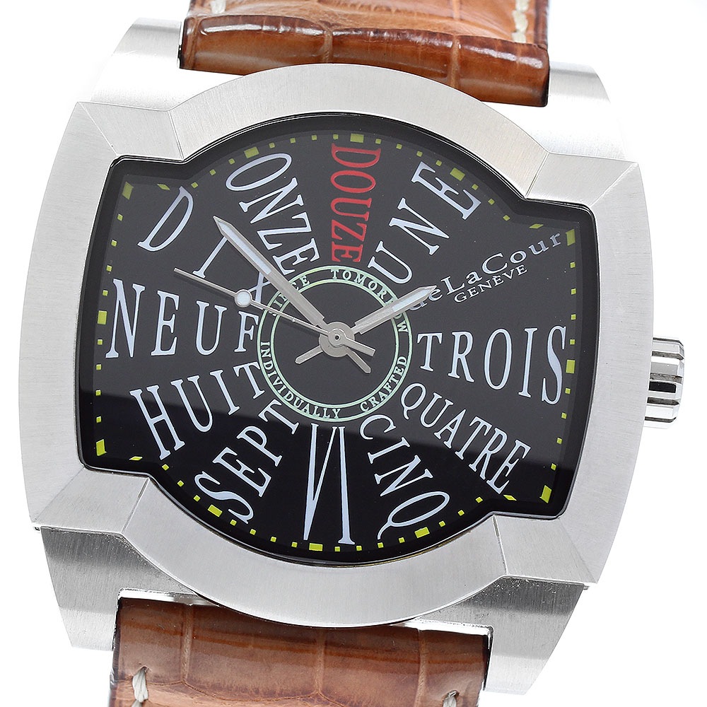 ドゥラクール deLaCour サクラ クラシック Limited edition 500本限定 自動巻き メンズ _898978【中古】