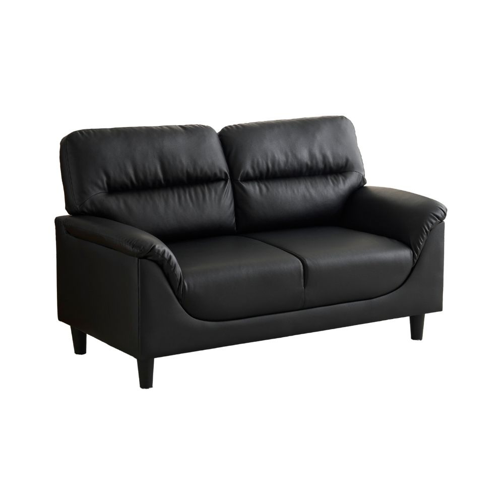 【国内出荷】ソファ 二人掛け カウチ PUレザー モダン シンプル ソファー2P おしゃれ 座面肘掛け一体型 圧力分散 高品質 耐荷重