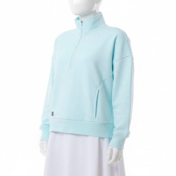 GFORE PRAY フレンチテリー QRT ZIP BOXY プルオーバー GLM000028-DAYBREAK 女性 ゴルフ トゥ フレンチテリー